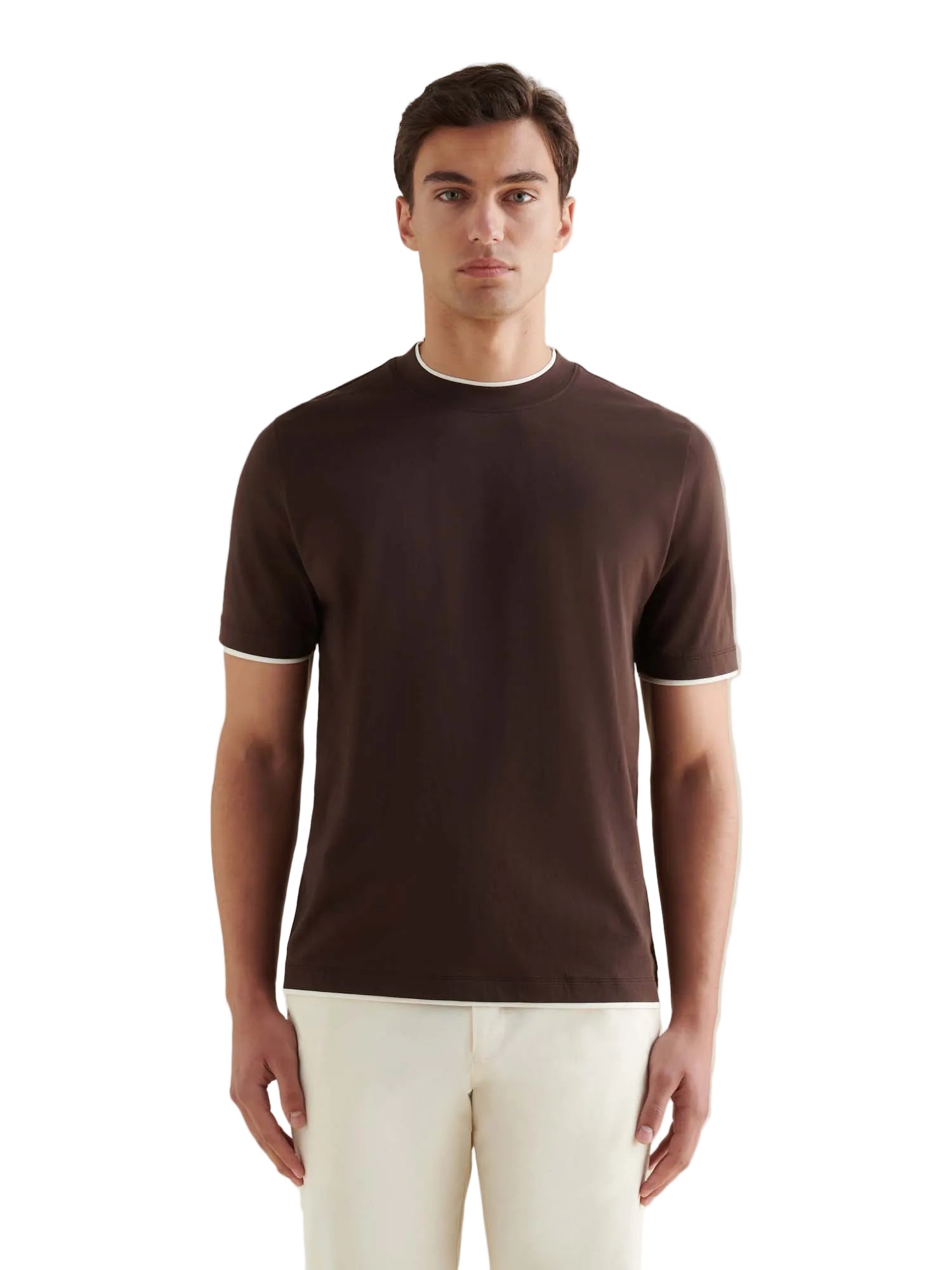 Peckham Rye Double Layer Mercerised Cotton Java T-Shirt